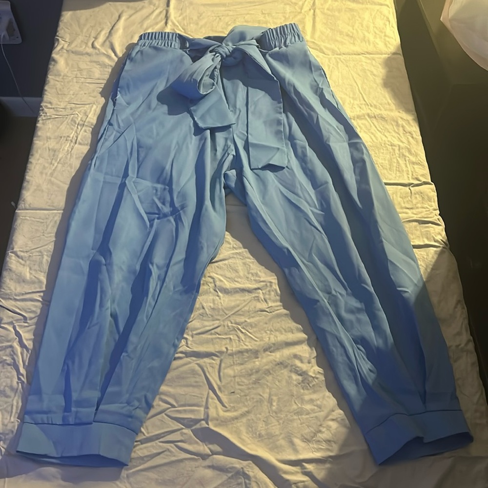 Blue Capri Styled Pants
